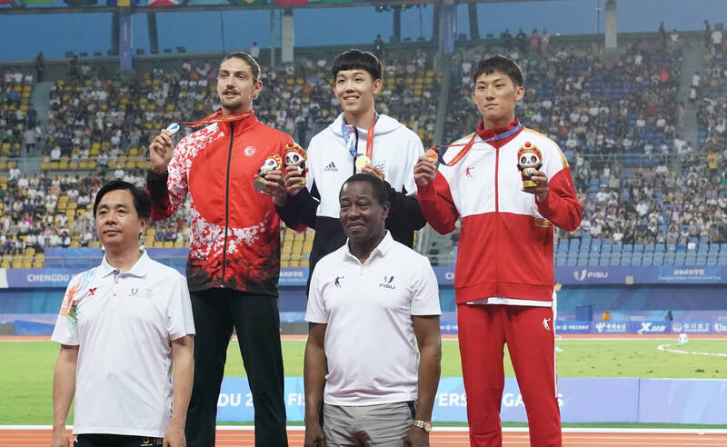 彭名揚奪金。（大專體總提供）