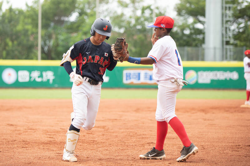 日本今對多明尼加火力全開。（WBSC提供）