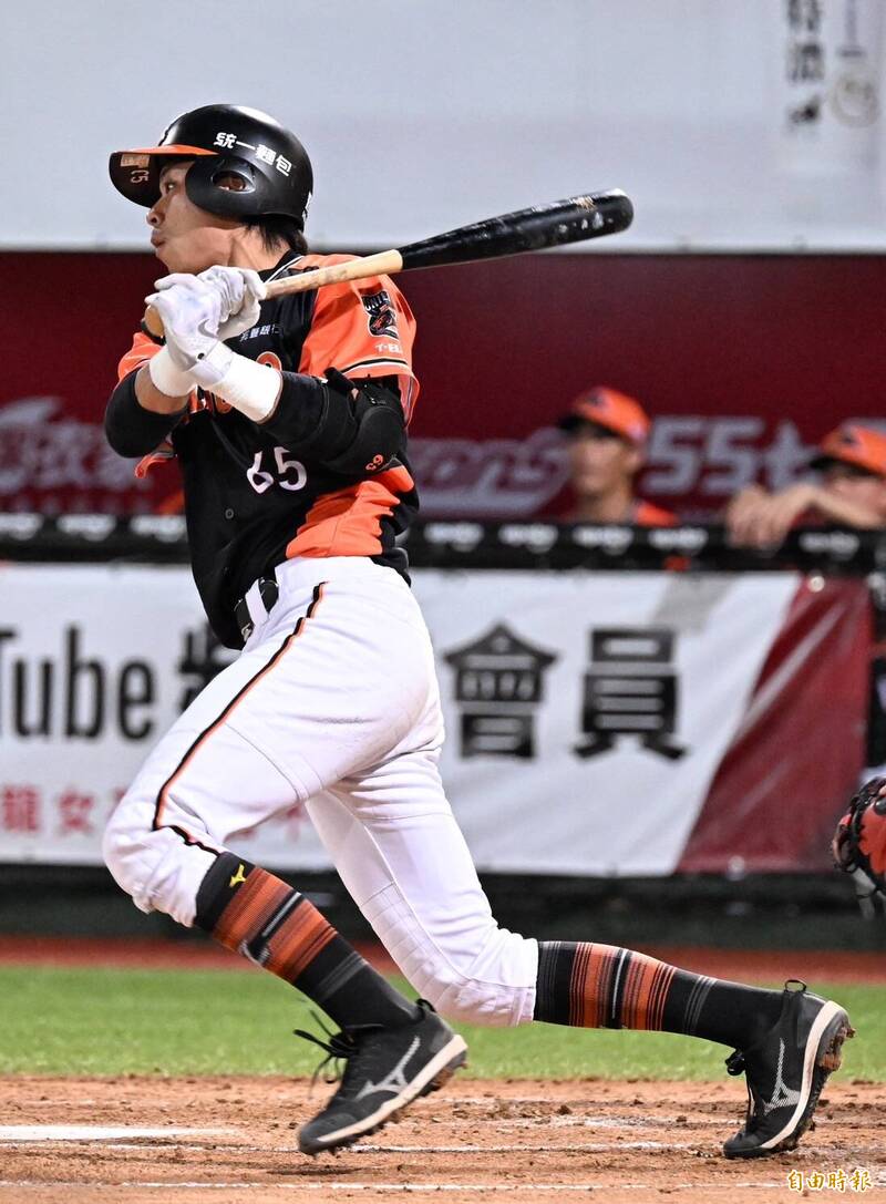 統一陳重羽。（記者劉信德攝）