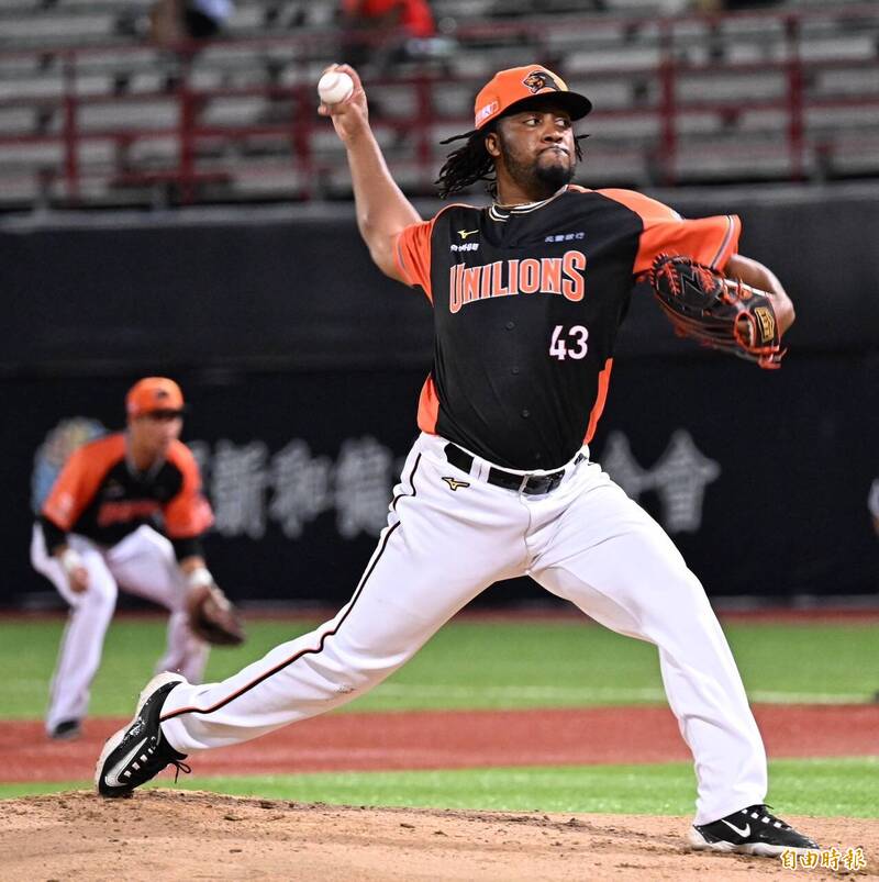 統一獅克維斯。（記者劉信德攝）