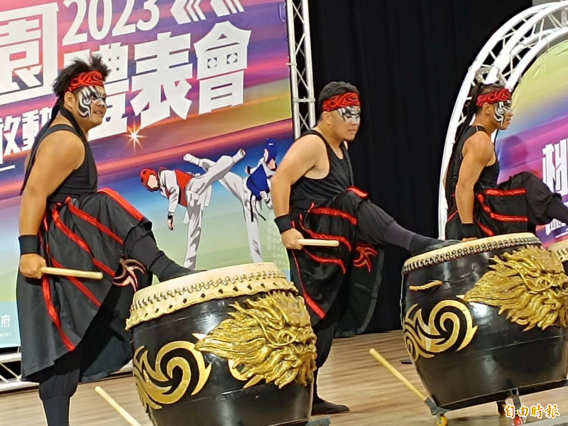 桃園體表會9月9日於1895乙未保台紀念公園舉辦，共有10場主題秀接續演出。（記者鄭淑婷攝）