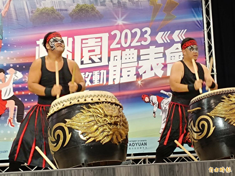 桃園體表會9月9日於1895乙未保台紀念公園舉辦，共有10場主題秀接續演出。（記者鄭淑婷攝）