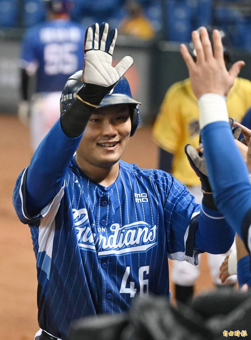 富邦悍將范國宸。（記者廖耀東攝）