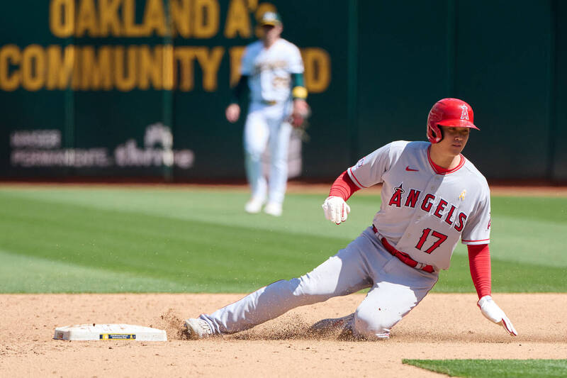 MLB》狂！大谷翔平生涯2度達成「40轟、20盜」 創下史上第8人壯舉（影音