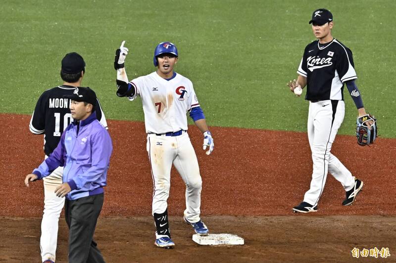 台灣隊鄭宗哲。（特派記者陳志曲攝）