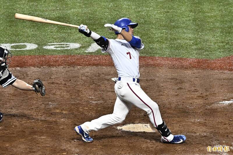 台灣隊鄭宗哲。（特派記者陳志曲攝）