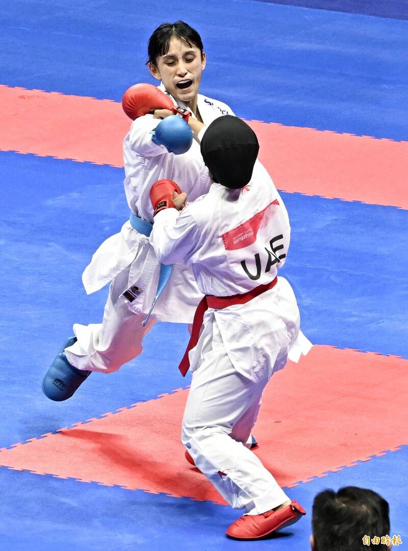 谷筱霜。（特派記者陳志曲攝）