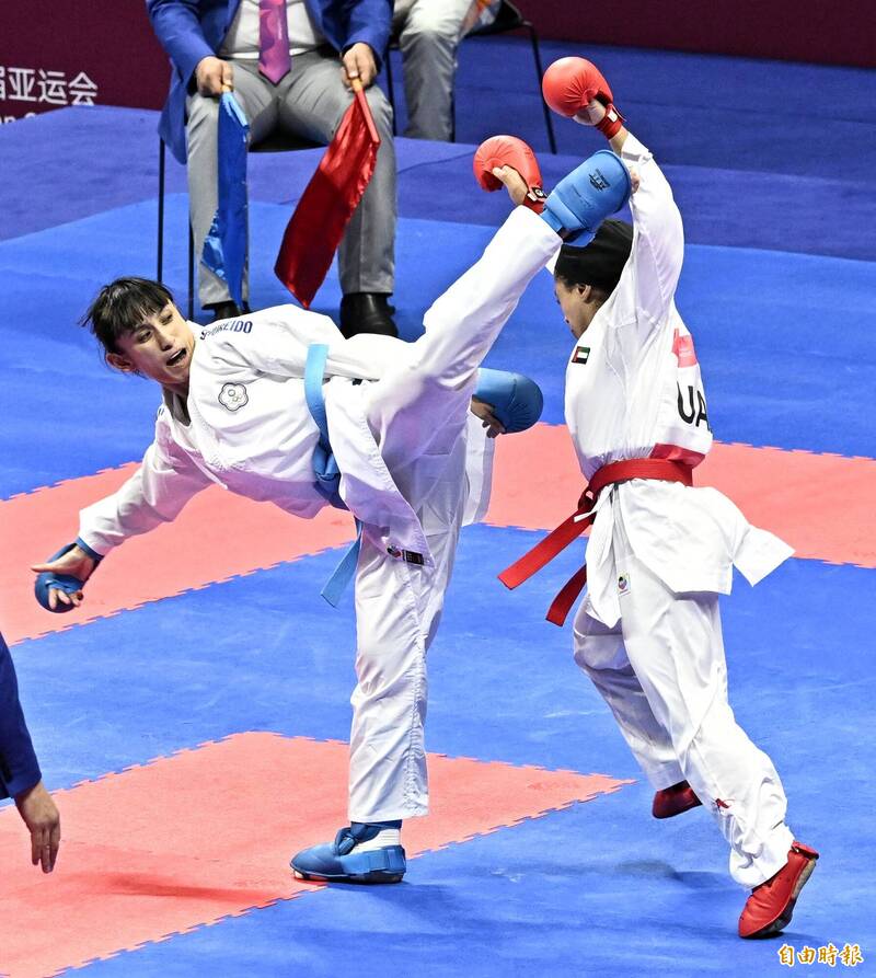 谷筱霜。（特派記者陳志曲攝）