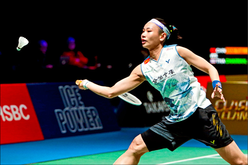 戴資穎昨遭西班牙前球后瑪琳逆轉，無緣丹麥羽球公開賽4強。（資料照，Badminton Photo提供）