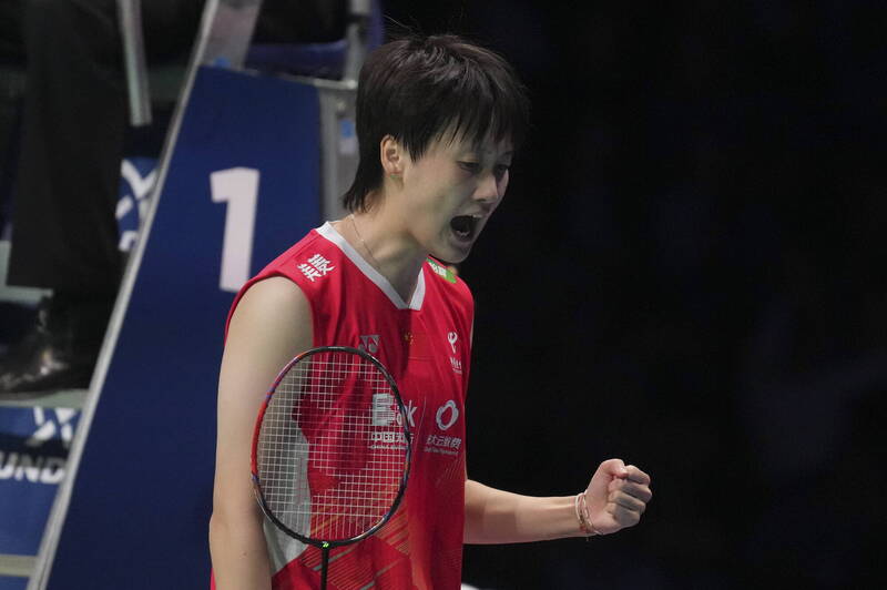 陳雨菲。（資料照，歐新社）