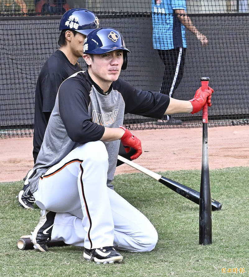 統一獅陳鏞基。（記者陳志曲攝）