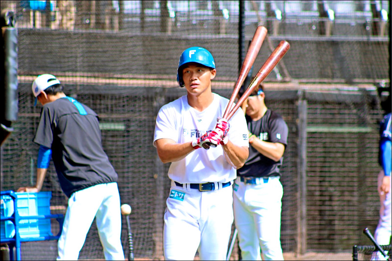 王柏融（取自日本火腿推特）