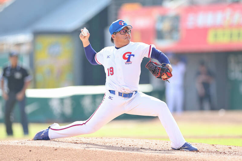 台灣培訓隊先發投手郭定泓。（中職提供）