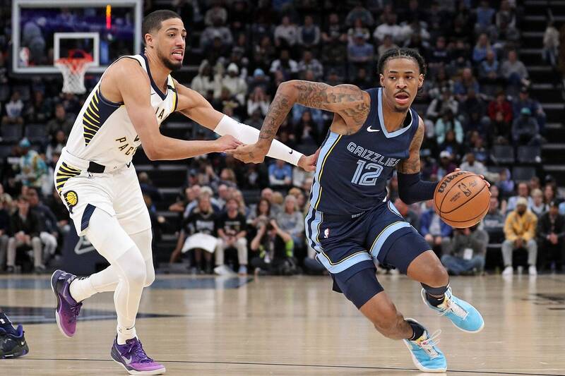 灰熊少主莫蘭特。（法新社）