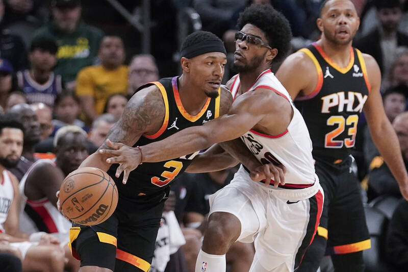 太陽畢爾（左）。（美聯社）