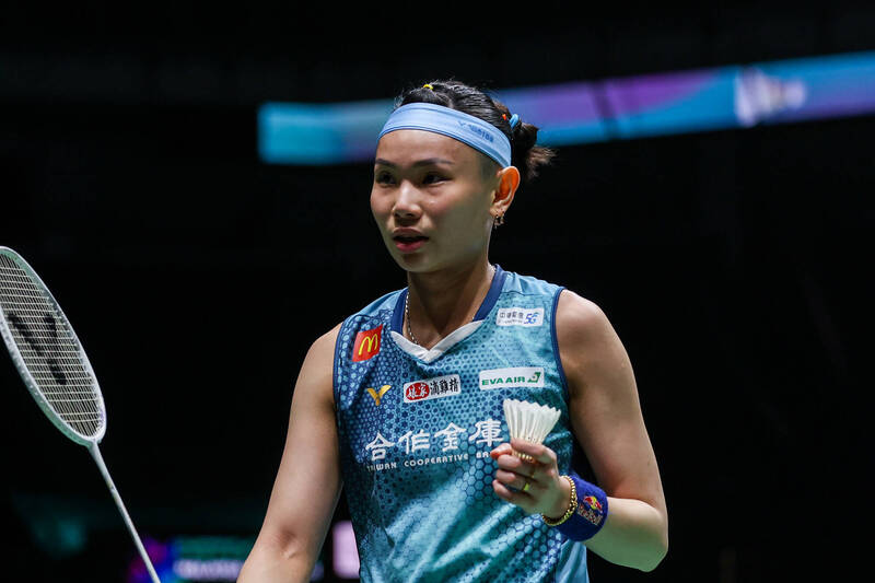 戴資穎拍落張蓓雯，晉級大馬賽女單16強。（Badminton Photo提供）