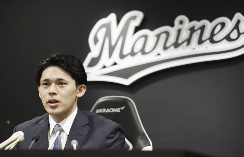 佐佐木朗希。（美聯社）