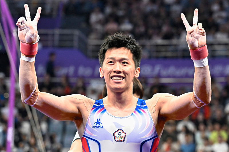 體操隊年初三飛埃及，拚奧運門票。圖為李智凱。（資料照）