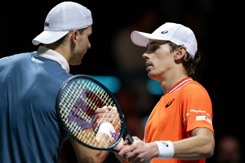 德米納爾（右）迪米特洛夫。（歐新社）