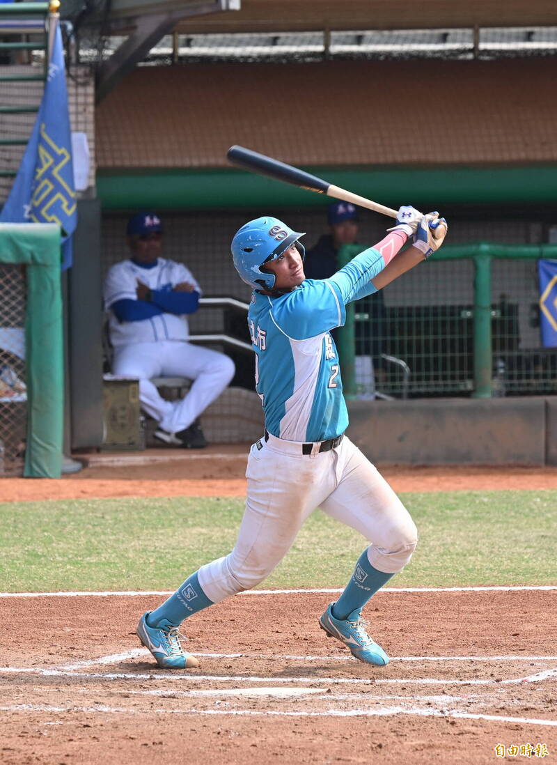 穀保五棒捕手李安家。（記者廖耀東攝）