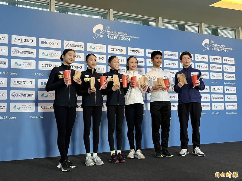 花式滑冰世青賽228登場。（記者粘藐云攝）