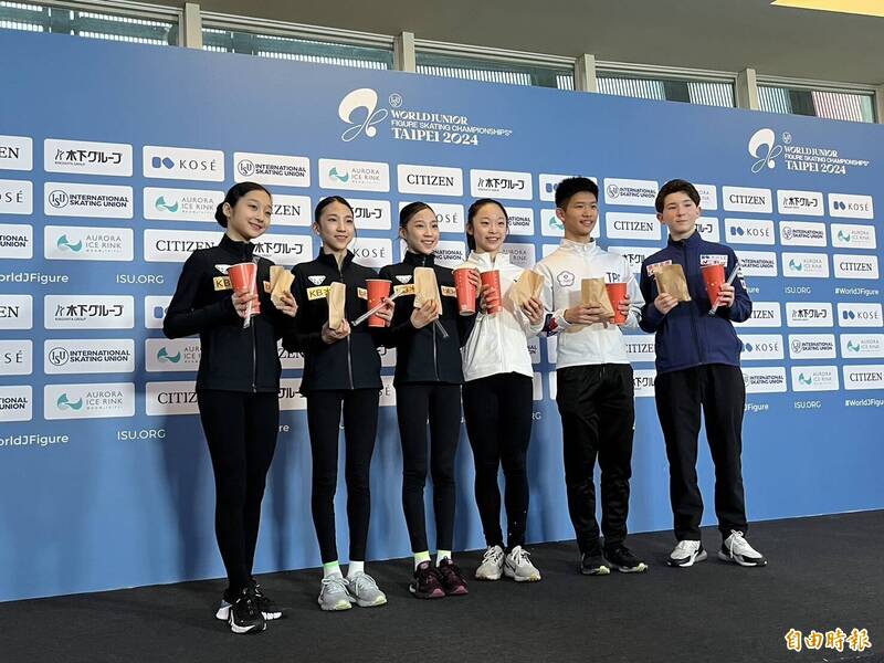 花式滑冰世青賽228登場。（記者粘藐云攝）