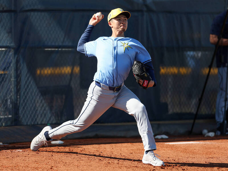 上澤直之春訓初登板大爆炸。（資料照）