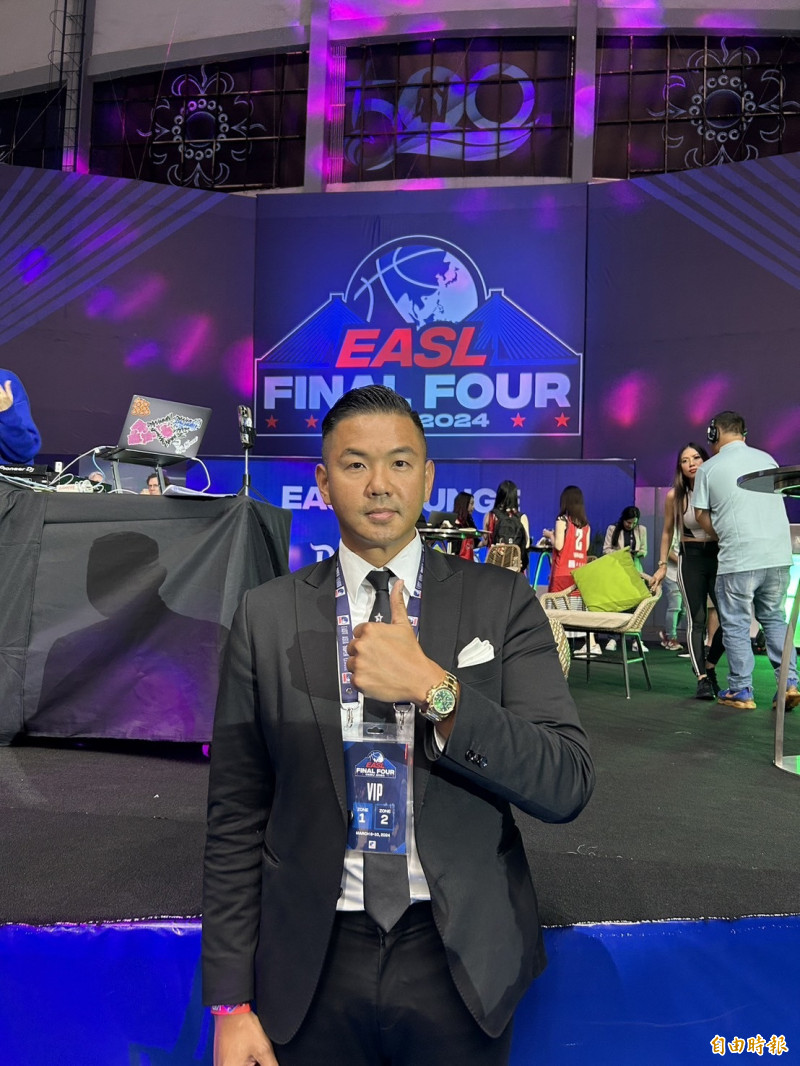 PLG副會長陳建州現身東超賽事。（記者吳孟儒攝）