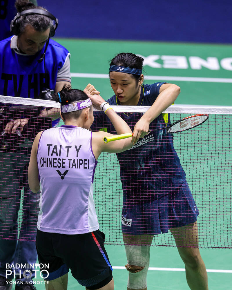 戴資穎在準決賽遭世界球后安洗瑩逆轉。（資料照，Badminton Photo提供）