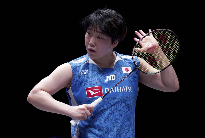 日本名將山口茜。（美聯社）