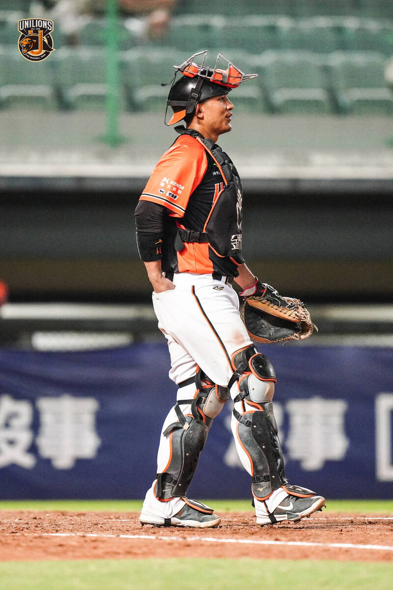 林岱安。（統一獅提供）