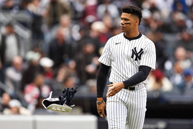 索托洋基主場首戰吞2K。（法新社）