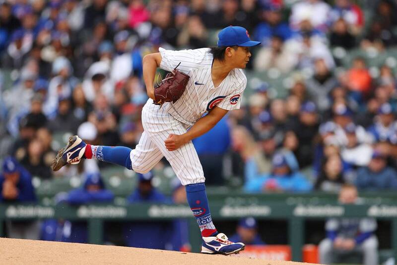 今永昇太。（法新社）