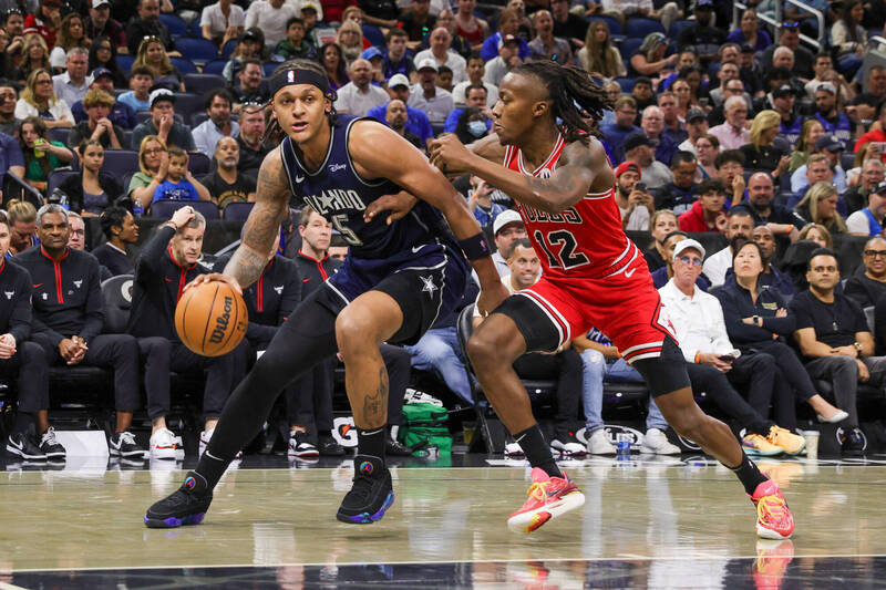 班切羅（左）攻下24分率領球隊贏球，魔術站上東部第三，有望拉下第二的公鹿。（USA TODAY Sports）