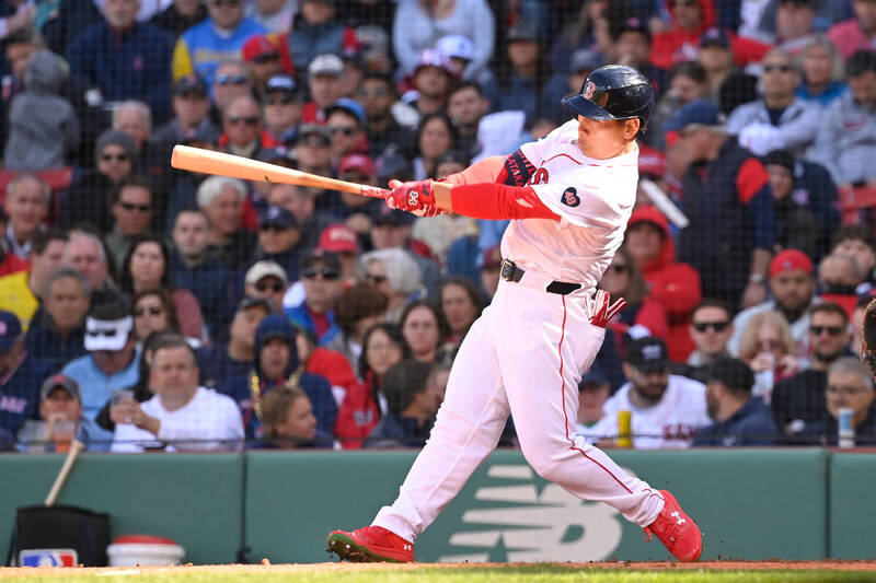 紅襪日籍好手吉田正尚。（今日美國）