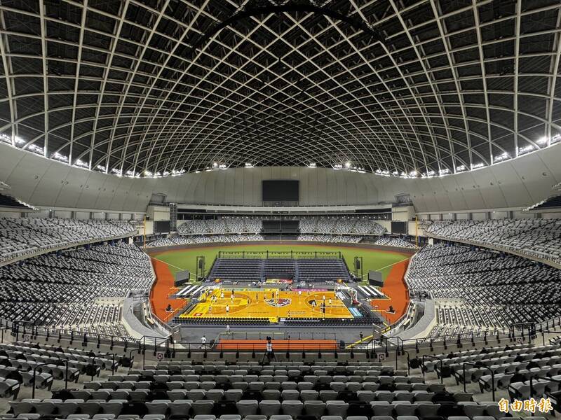 T1聯盟本週迎來台北大巨蛋初體驗，由中信特攻、台北戰神在13、14日展開2連戰。（記者塗建榮攝）