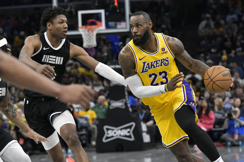 詹姆斯。（美聯社）