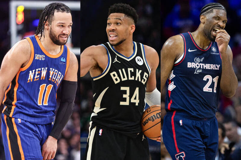 尼克擠下公鹿成東部第2，季後賽首輪有望碰上恩比德率領的七六人。（資料照）