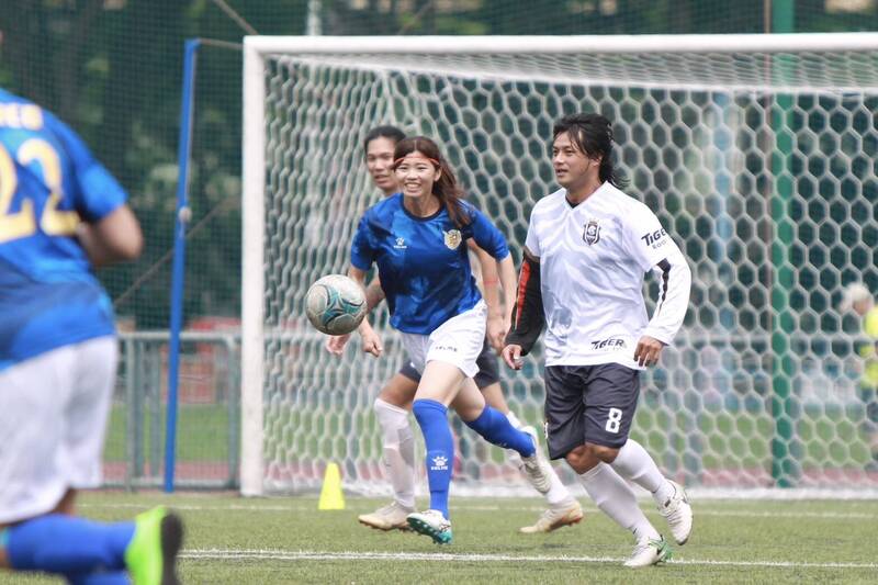 前木蘭女將蔡欣芸也受邀參加本次比賽代表臺中港隊出賽。（主辦單位提供）