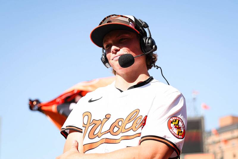 哈勒戴在生涯第4戰敲出首安。（法新社）