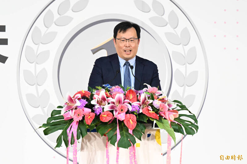 體育署署長鄭世忠。（記者李惠洲攝）