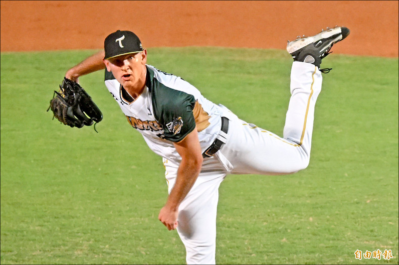 台鋼洋投哈瑪星昨先發6局只失1分。（記者廖耀東攝）