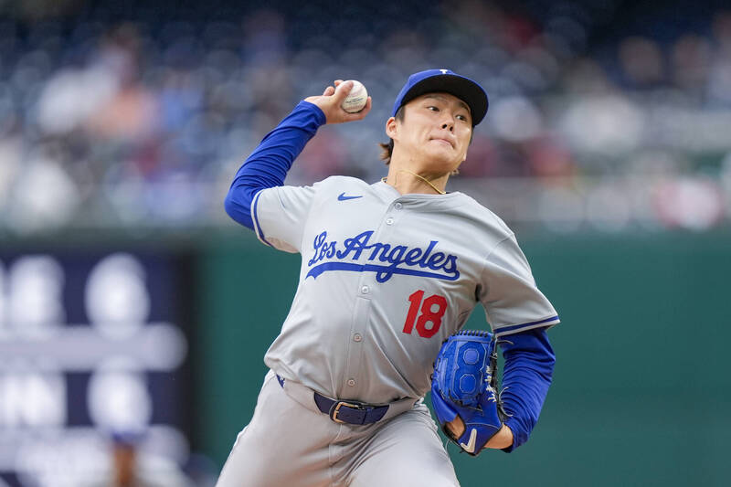 MLB》山本由伸6局7K無失分摘第2勝、秀超神美技道奇橫掃國民- 自由體育