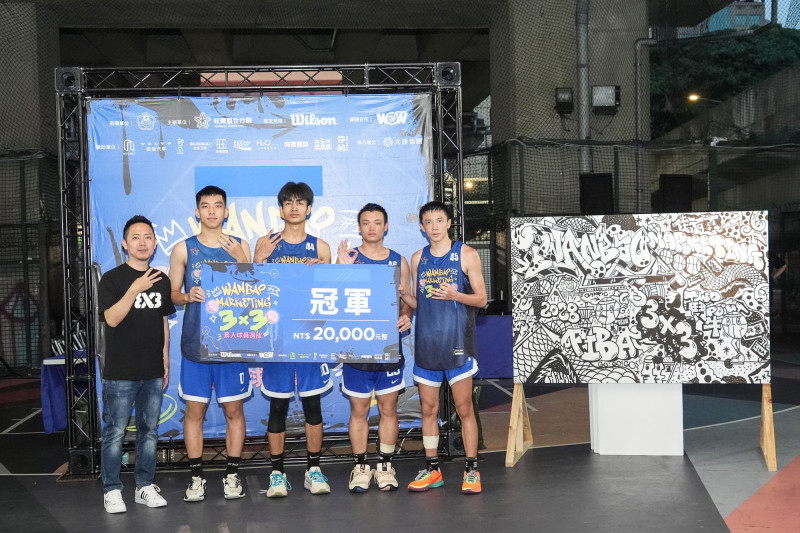 台北場由王正睿、田曜樂、黃志揚與胡業脩組成的「黎明騎士」奪冠。（大會提供）