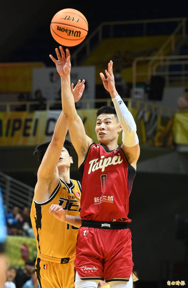 林秉聖拿下30分。（記者王藝菘攝）