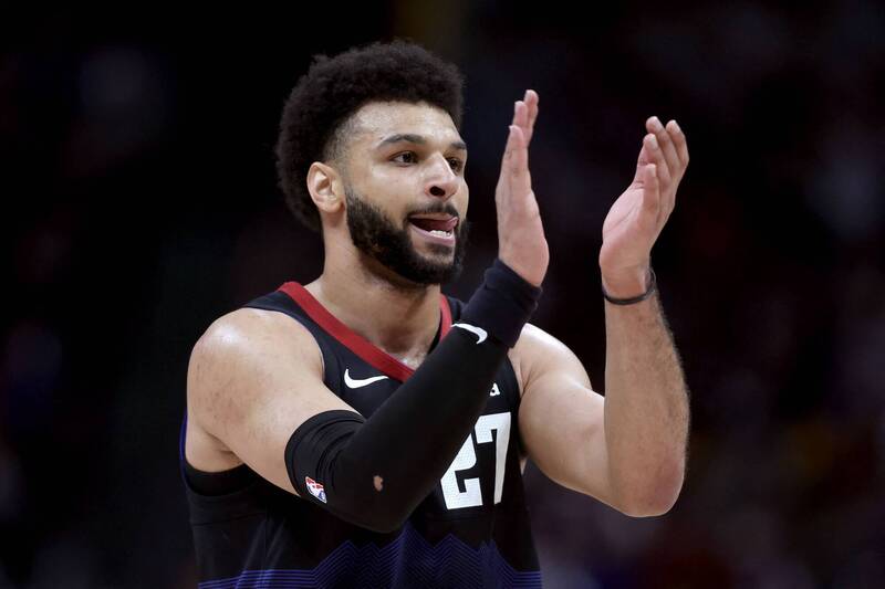 金塊主力控衛J.穆雷。（法新社）