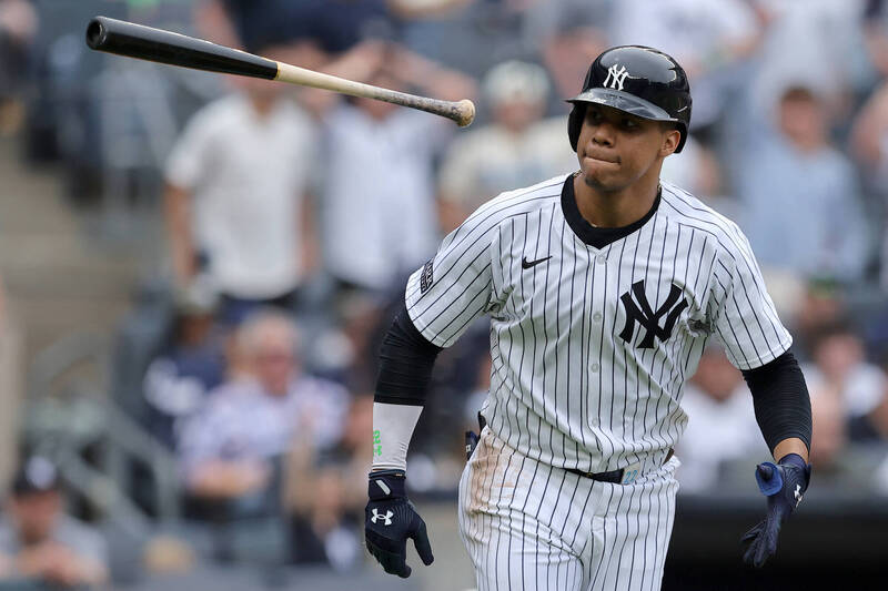MLB》打瘋了!強打索托猛夯雙響砲、單場4安「鐵支」 洋基豪取6連勝 - 自由體育