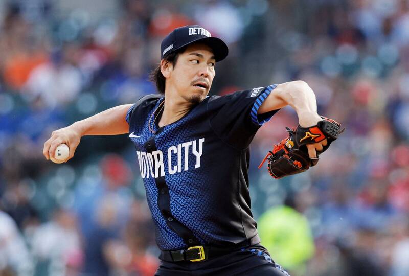 前田健太。（法新社）