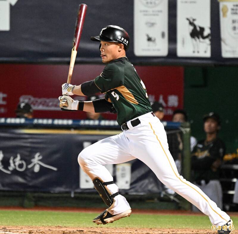 王柏融。（記者林正堃攝）