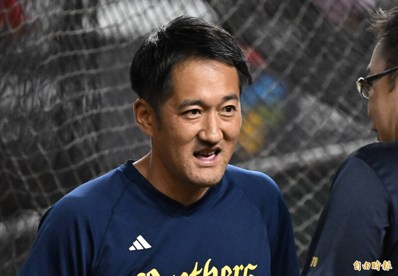 中信兄弟總教練平野惠一。（記者林正堃攝）